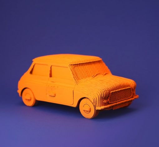 מכונית MINI להרכבה – פאזל תלת־ממד מבית Cartonic
