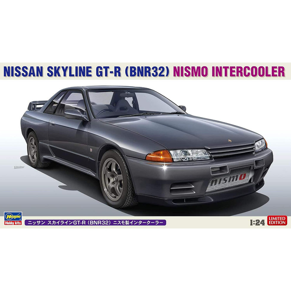 מודל להרכבה של מכונית ספורט – Nissan Skyline GT-R NISMO (BNR32) 1990 בקנה מידה