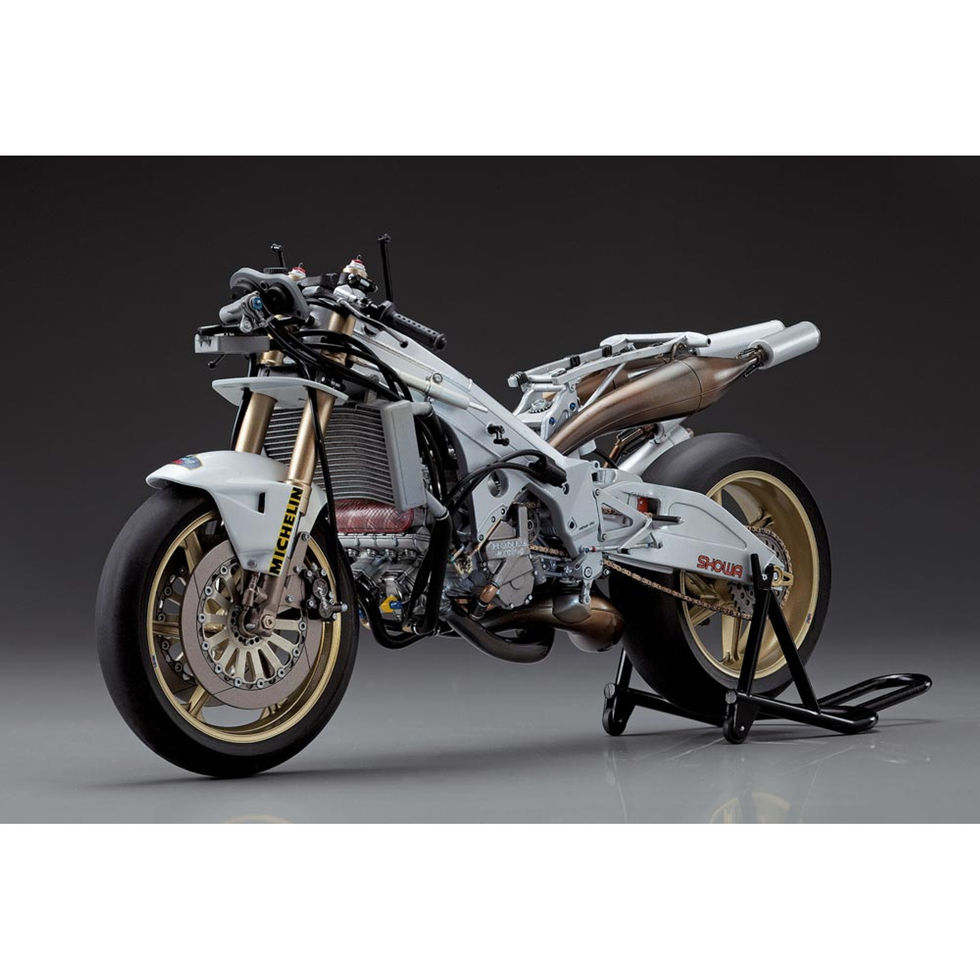 מודל להרכבה Honda NSR500 1989 WGP500 Champion קנה מידה 1:12 Hasegawa 0421504