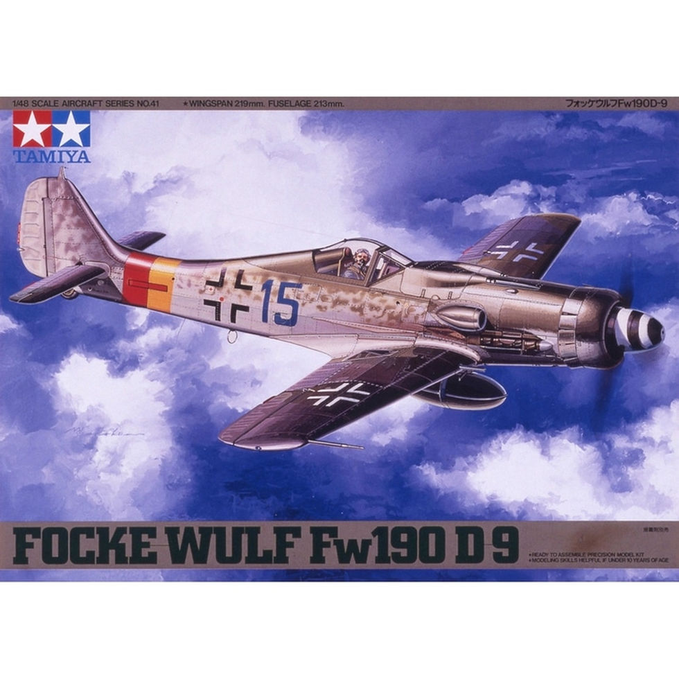 Tamiya – מטוס הקרב הגרמני Focke-Wulf Fw 190 D-9 1:48