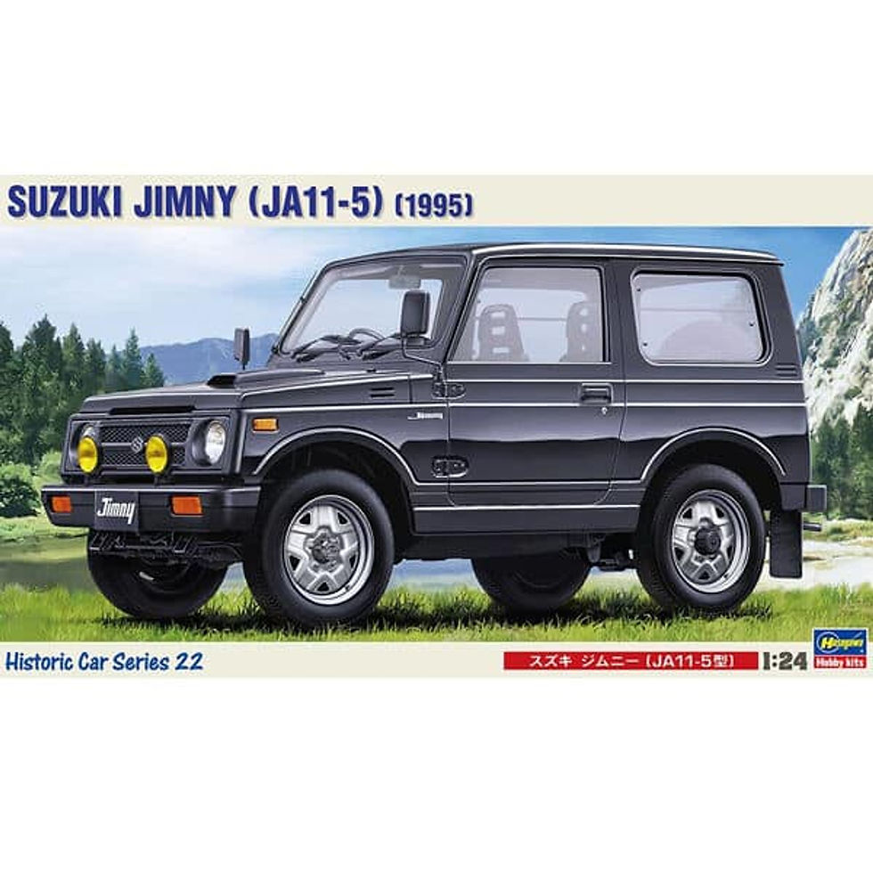 מודל להרכבה של רכב שטח – Suzuki Jimny JA11-5 (1995) בקנה מידה 1/24 0421122