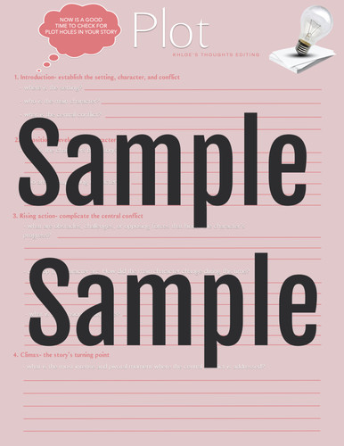 Plot Template | Khloe's Thoughts