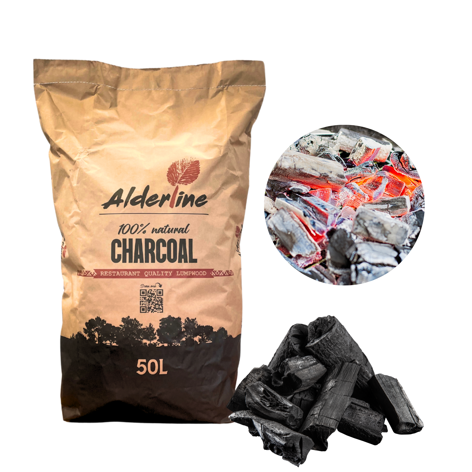 Lumpwood Charcoal 50L