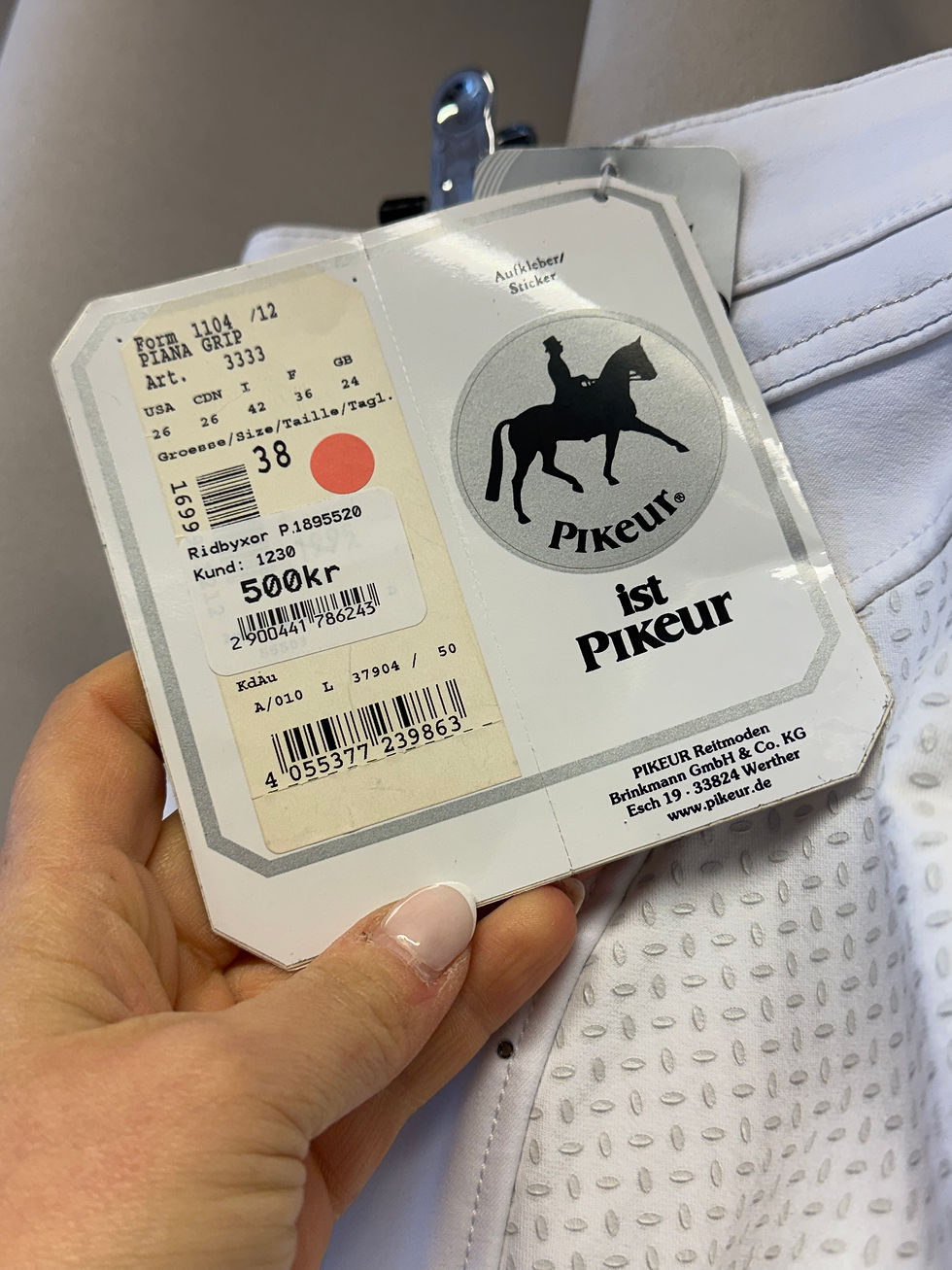 Miniatyrbild: NYA Pikeur Piana Grip stl 38