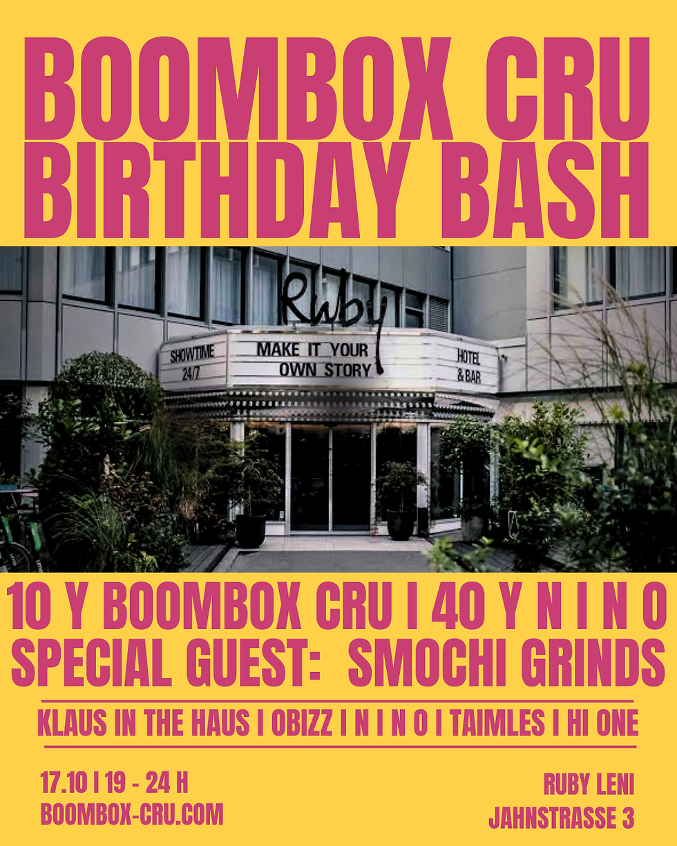 BOOMBOX CRU BIRTHDAY BASH