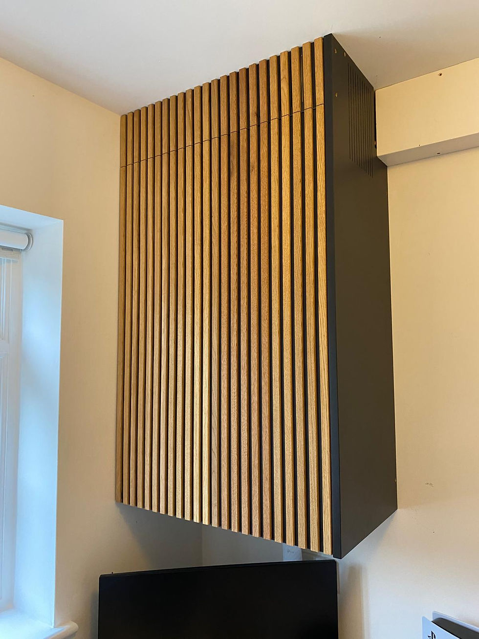 Bolier housing cabinet