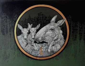 mother
love liebe Mutter Kinder love zeichnung illustration Malerei wald rune elche kinder mutter elin älg moose elk nordic noir forest love scandic Norge Sweden