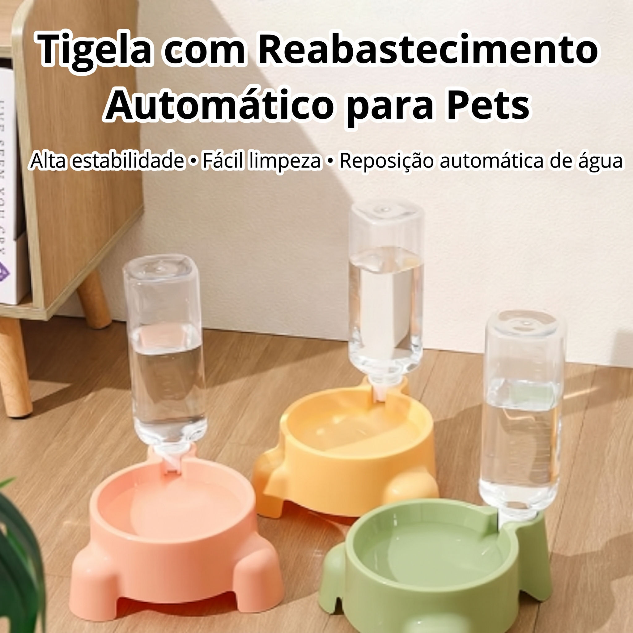 Pote de Água Automático para Pets