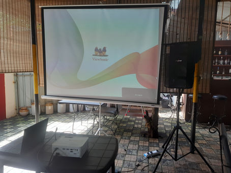 Projector & Sound at Coconut Coves - Panjim
