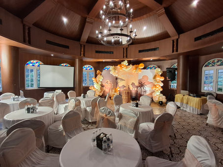 Projector Setup at Clube Gasper Dias Miramar Goa