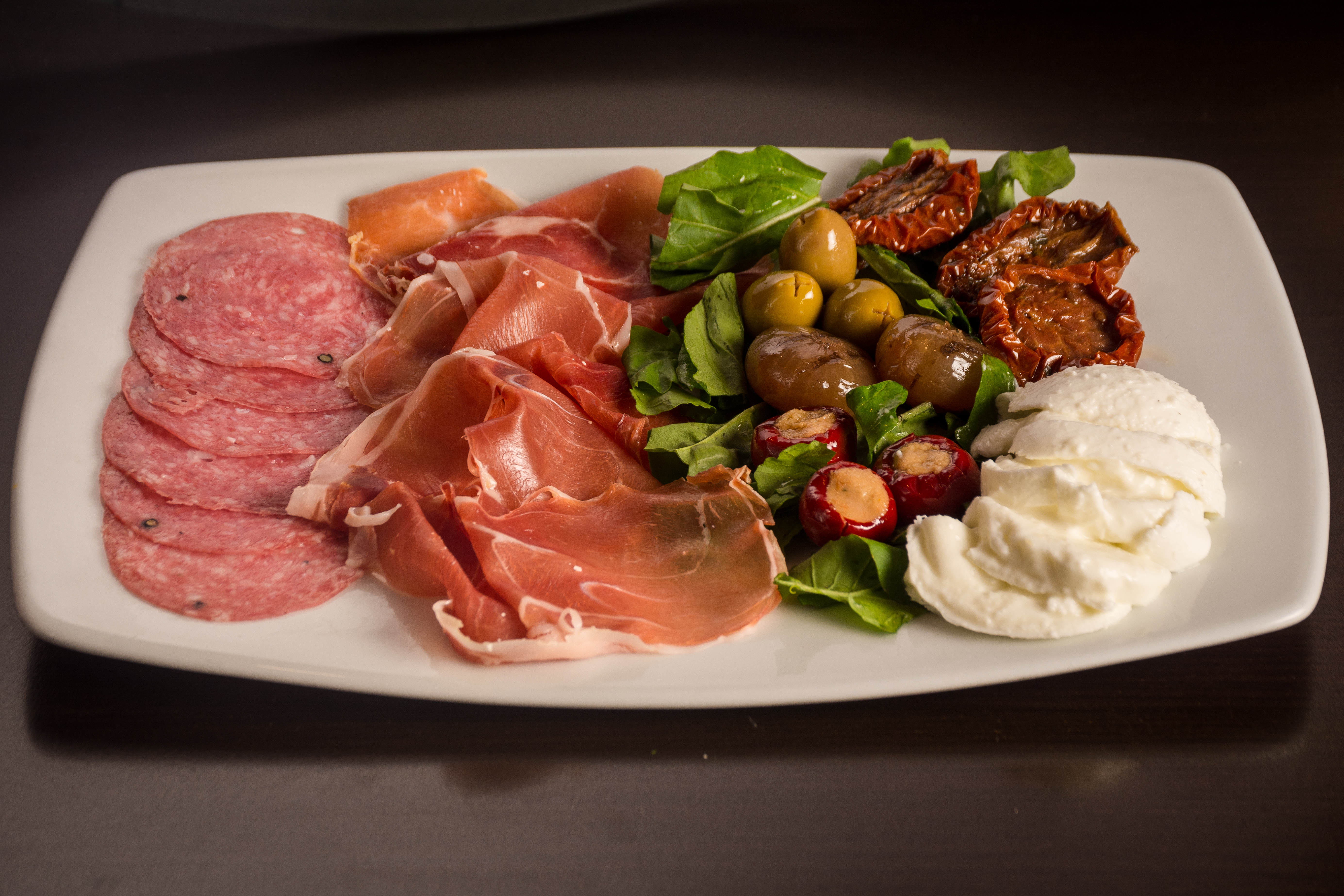 Arranged Food and Objects