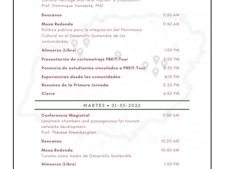 Program 1st Meeting on Tourism as a means of sustainable development