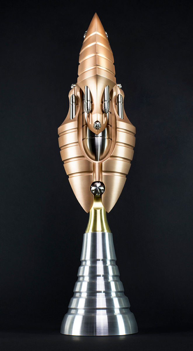 Machined Metal Sculpture 123