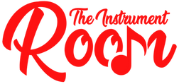 The Instrument Room logo featuring stylized text representing a professional instrument repair shop in Roanoke, Virginia