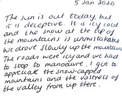 Diary Entry 5 January 2022