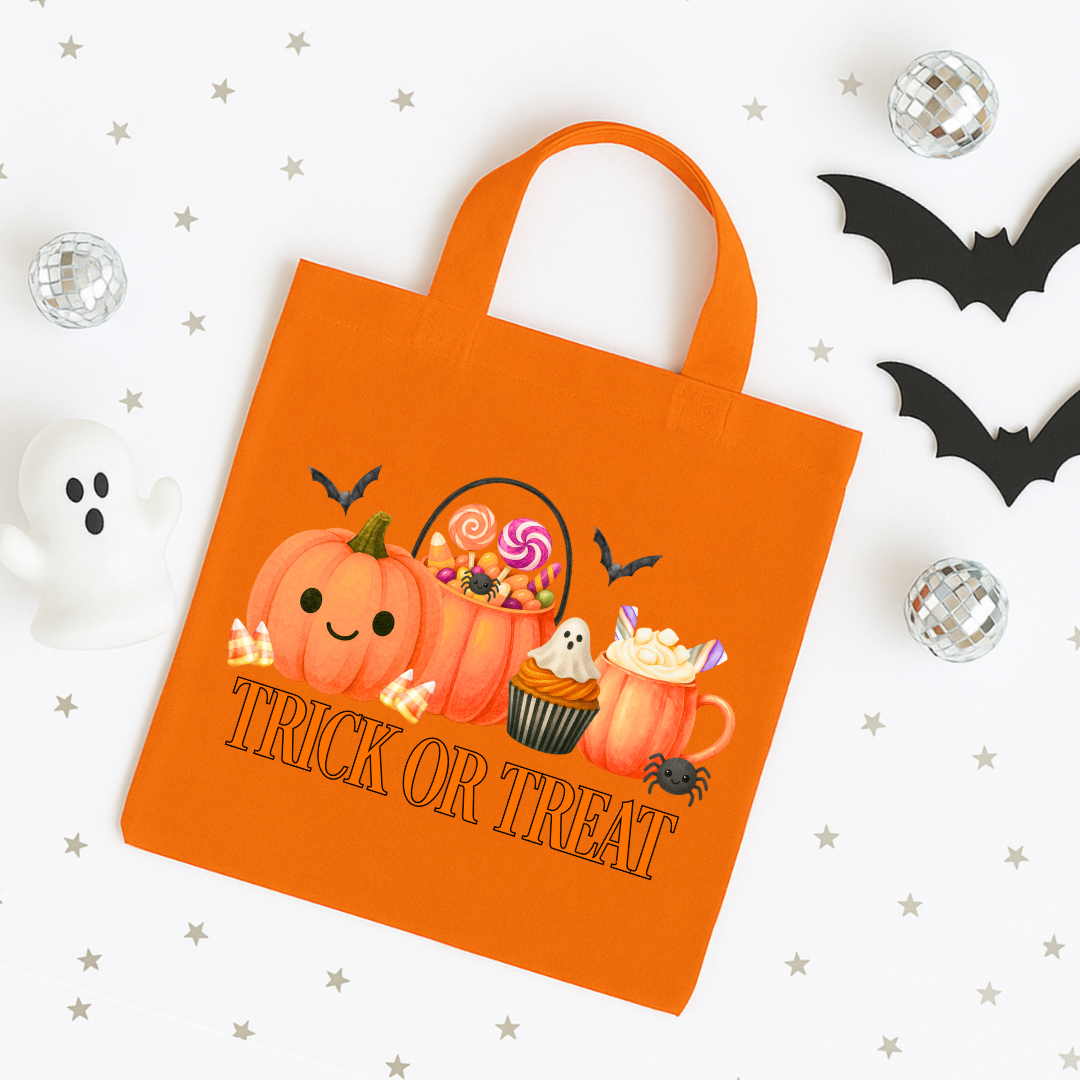 Orange Trick or Treat Bag