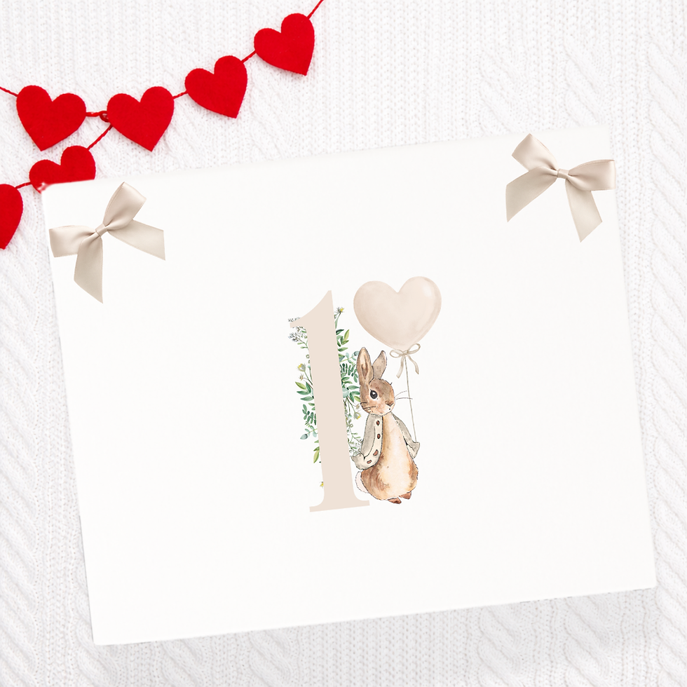 Green Bunny Birthday Gift Box