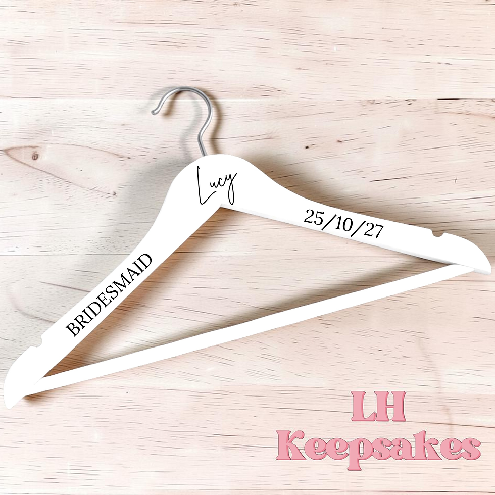Thumbnail: Personalised Wedding Hanger