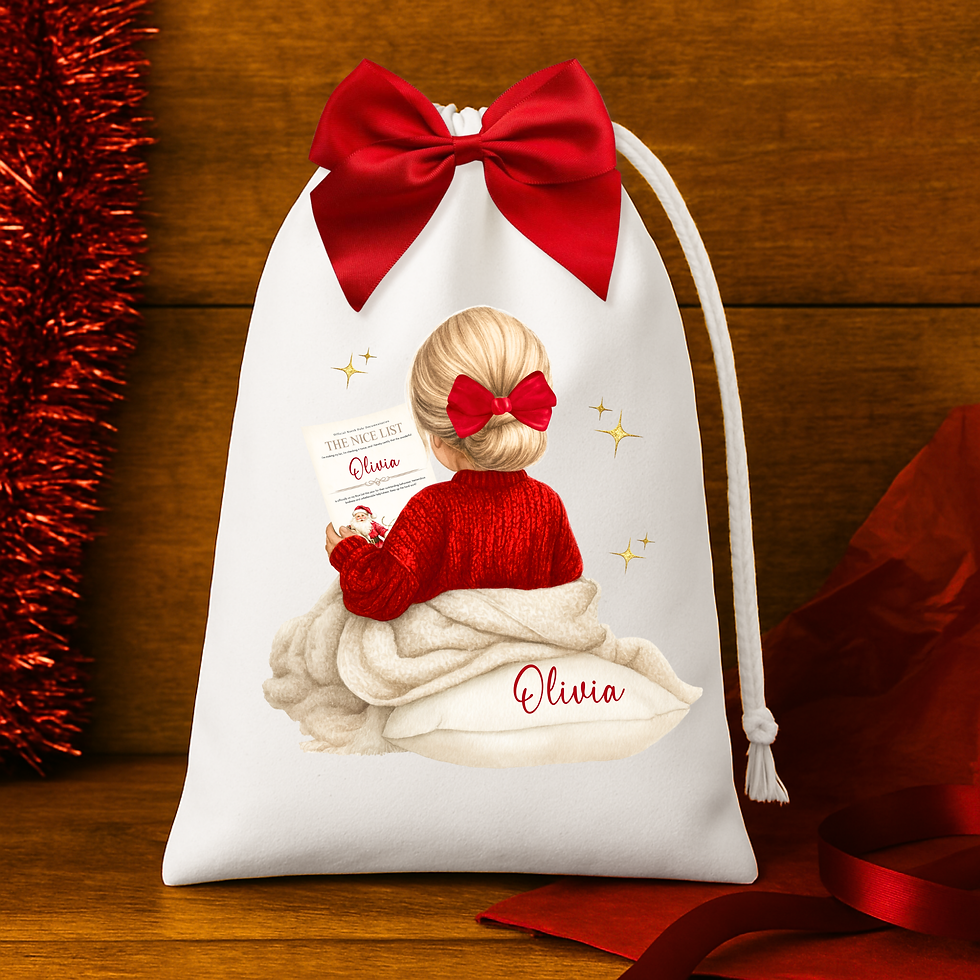 Girl Christmas Mini Sack