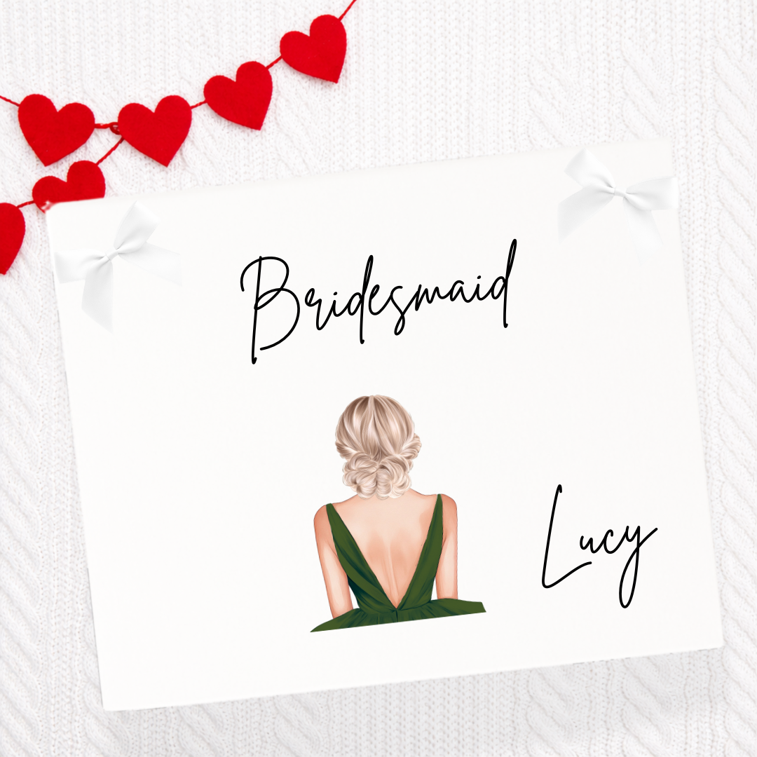 Green Themed Bridesmaid Gifts