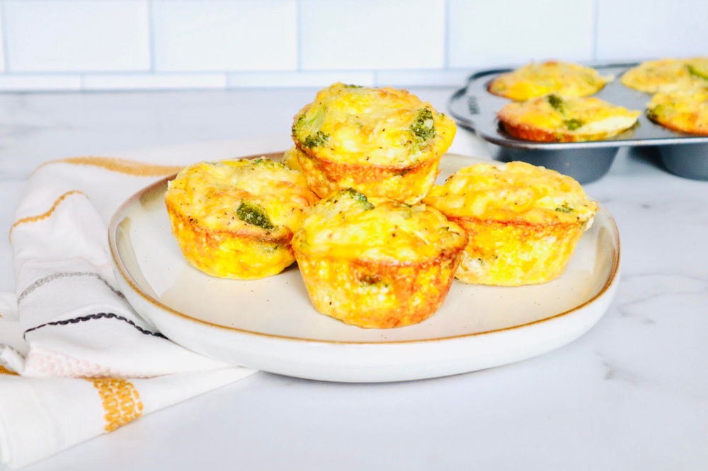 Broccoli Cheddar Egg Muffins