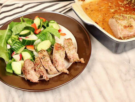 Maple Rosemary Roasted Pork Tenderloin