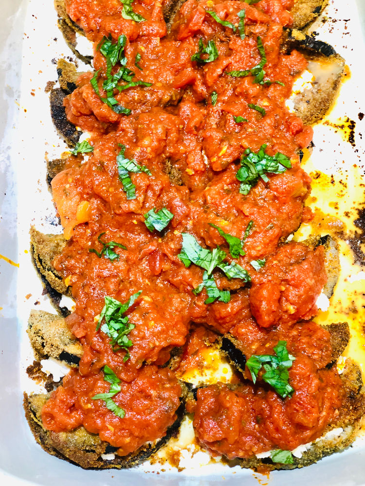 Baked Eggplant Rollatini