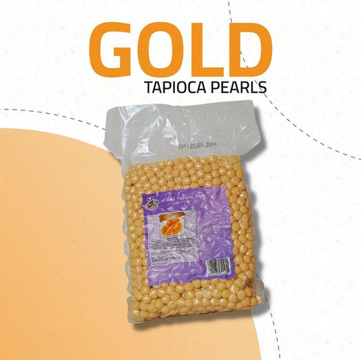 A pic of gold tapioca pearl