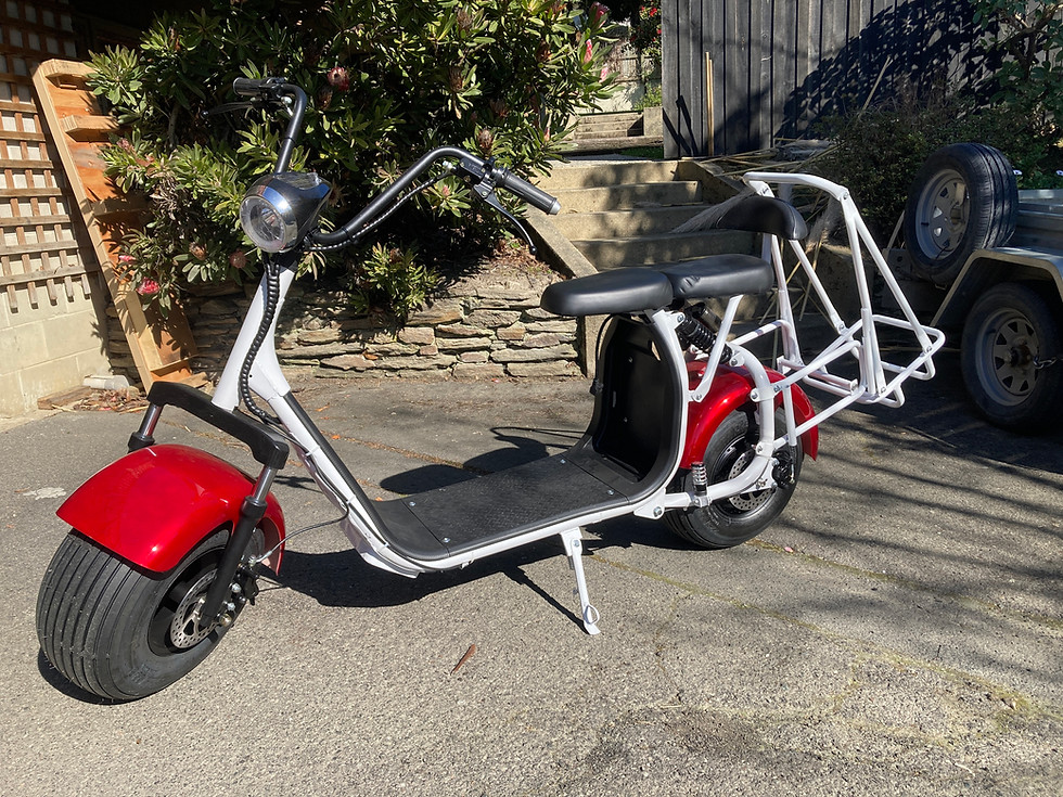 Thumbnail: FAT TYRE ELECTRIC SCOOTER GOLF BAG CARRIER