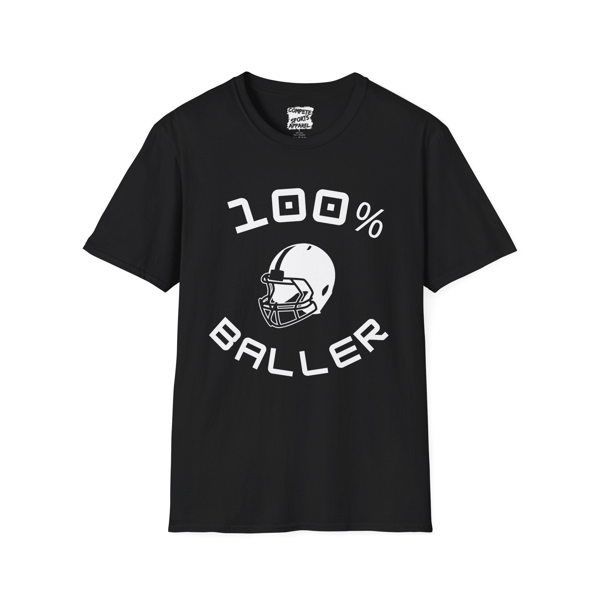 "100% Baller" Softstyle T-Shirt