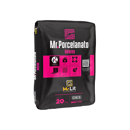 ARGAMASSA MR. PORCELANATO AC-II 20KG - MR. LIT