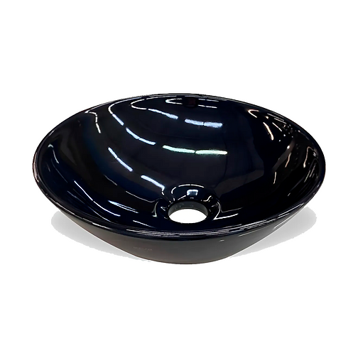 CUBA DE APOIO REDONDA PRETA 29 cm