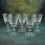 Thumbnail: A Set of Five Classic Star of Edinburgh Cut Crystal Wine Glasses