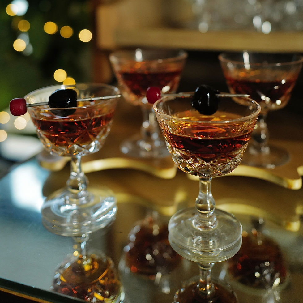 A Trio of Vintage Royal Brierley Crystal Coupes