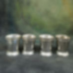 A Set of Four Silver Plated Julep or Bourbon Cups