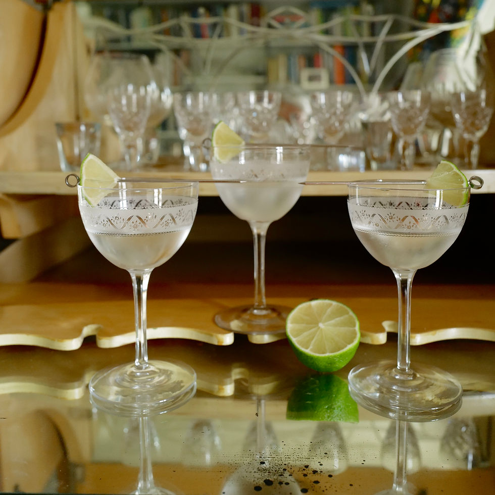 A Trio of Fine Edwardian Crystal Glasses