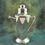 Thumbnail: Large Art Deco Silver Plated 'Dial a Drink' Cocktail Shaker by Webster & Son