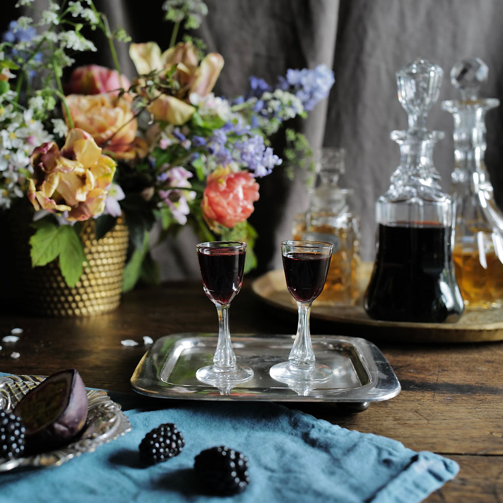 Three Exquisite Handblown Late Georgian Cordial Glasses with Hollow Stems