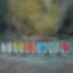 Six French Shot Glasses with Retro Printed Abstract Designs