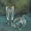Thumbnail: A Set of Six Midcentury Printed and Gilded Glasses