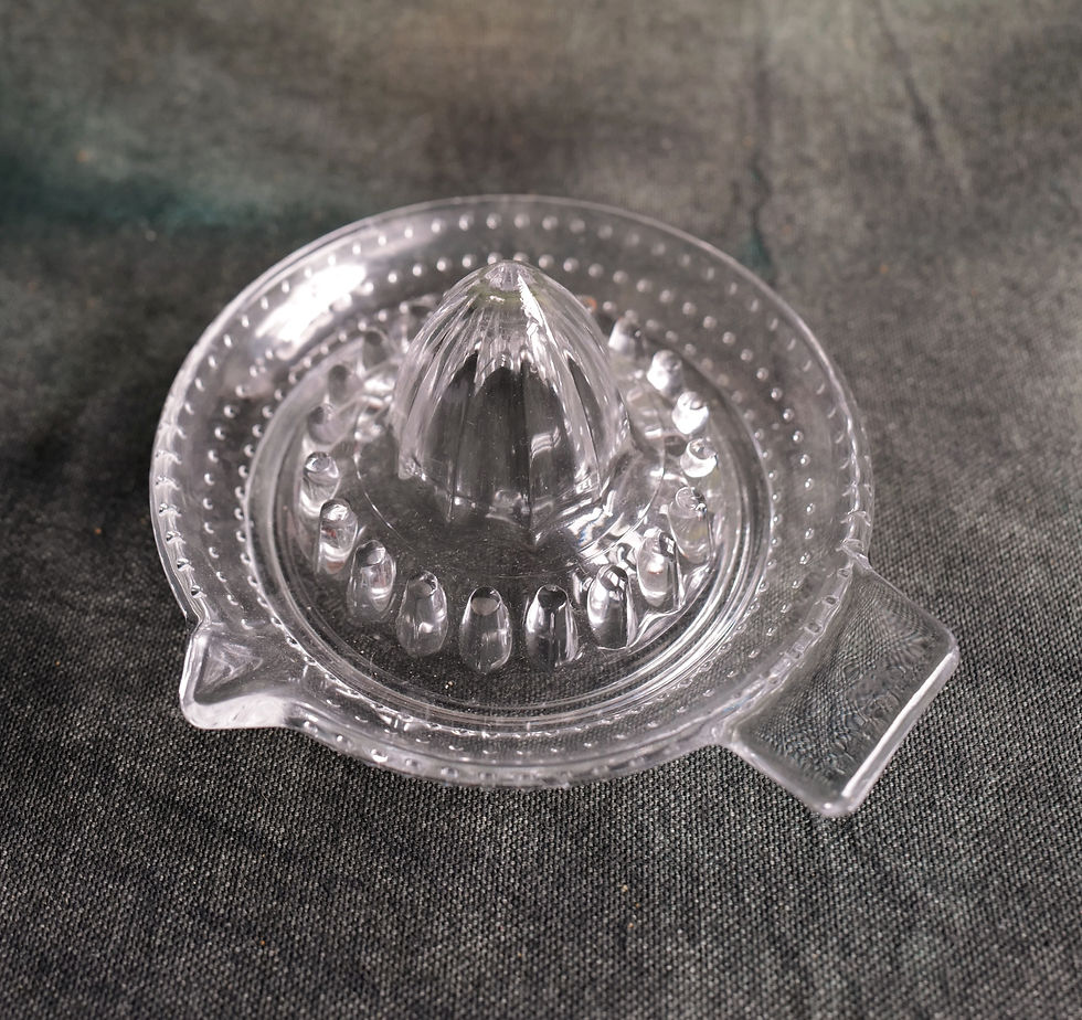 Vintage Glass Lemon Squeezer