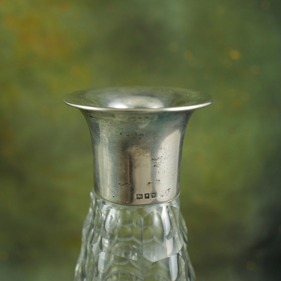 Thumbnail: A Exceptional Pair of 1928 Mappin & Webb / John Walsh Crystal Decanters