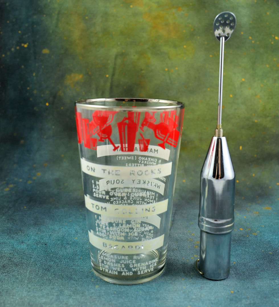 Retro Mixing Glass with Iconic Pifco Electric Mixer