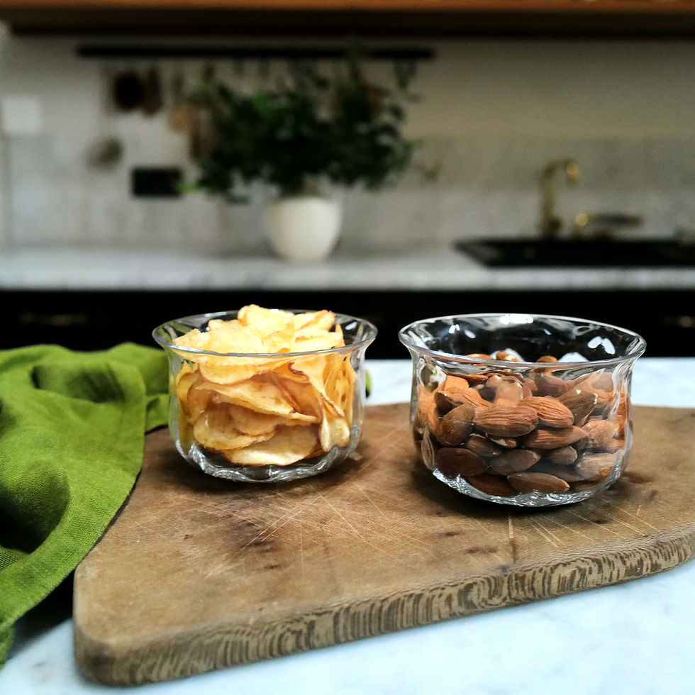 A Beautiful Pair of Thomas Webb Fircone Crystal Finger Bowls