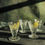 Thumbnail: Six Small Vintage Cut Crystal Glasses