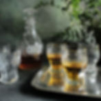 A Set of Six Edwardian Cut Crystal Whisky Tot Glasses