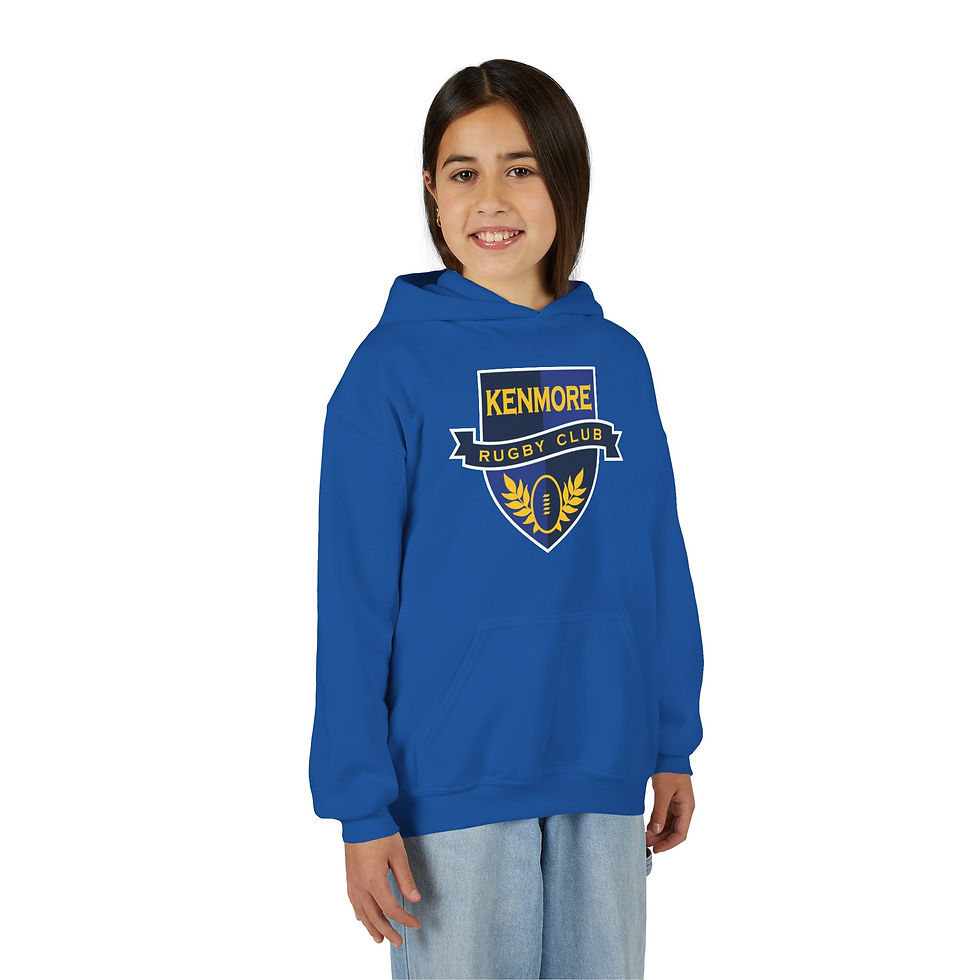Thumbnail: Kenmore Rugby Youth Hooded Sweatshirt