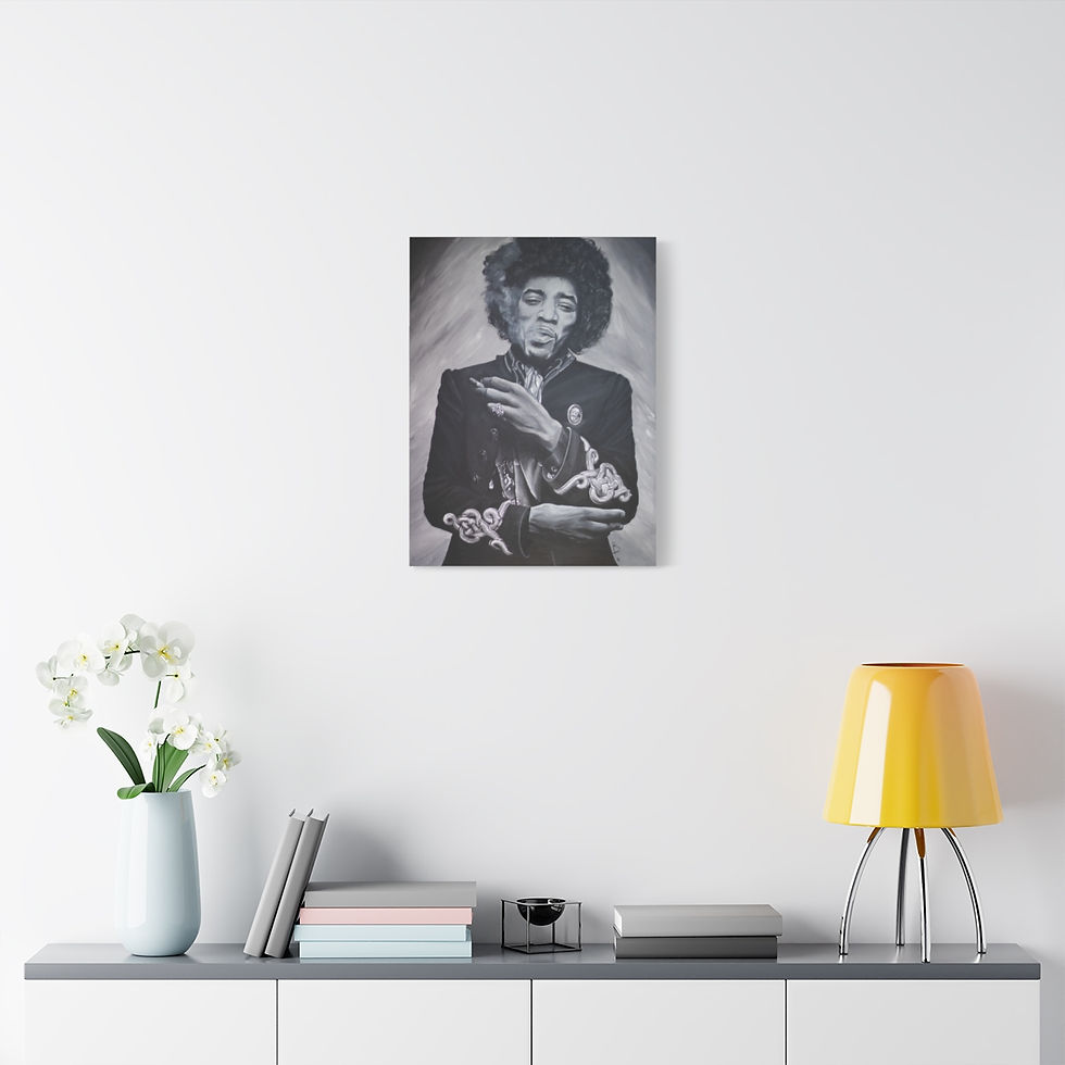 Thumbnail: Jimi Hendrix Matte Canvas