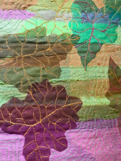 machine embroidered applique