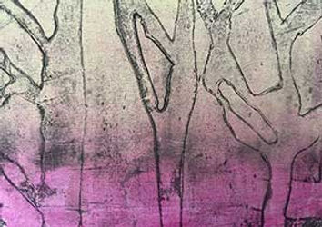 gelli printed background